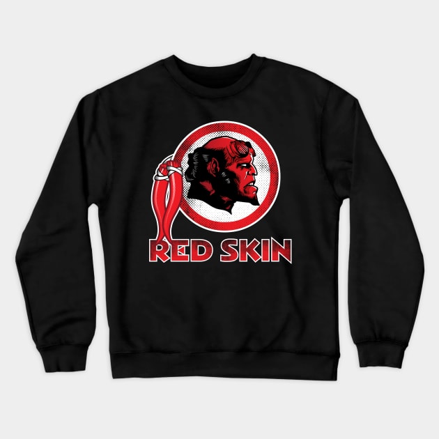 red skin Crewneck Sweatshirt by Patrol